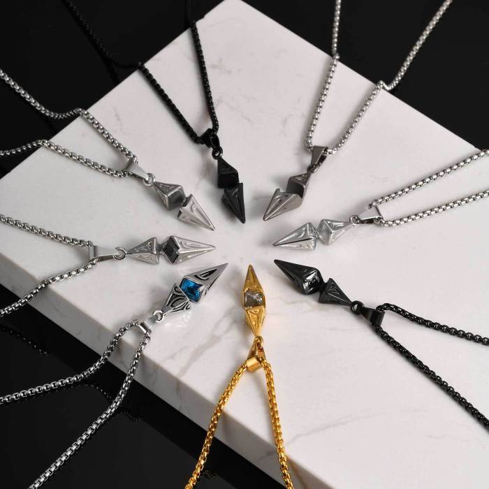 Wholesale Stainless Steel Zircon Diamond Pendant
