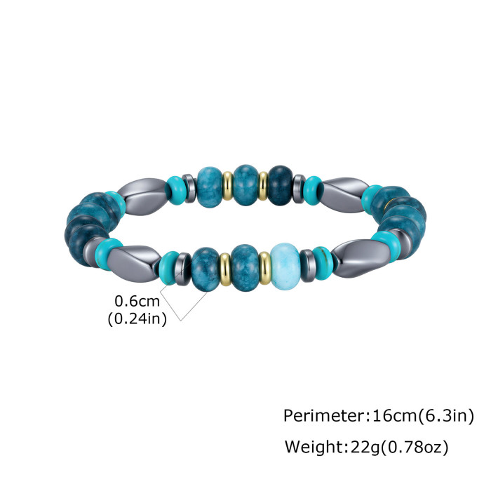 Wholesale Natural Hematite Beaded Bracelet