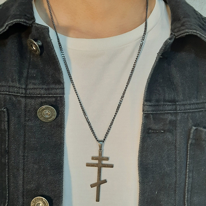 Wholesale Stainless Steel Eastern Orthodox Cross Pendant
