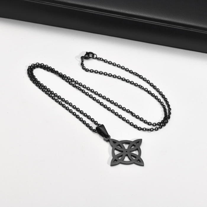 Wholesale Stainless Steel Irish Celtic Quaternary Knot Pendant