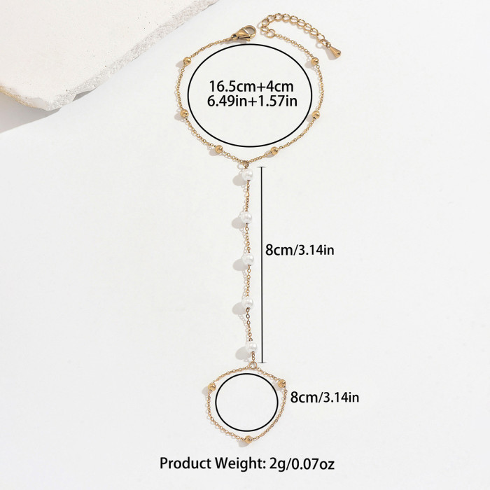 Wholesale Stainless Steel 18K Gold Plated Slave Bracelet
