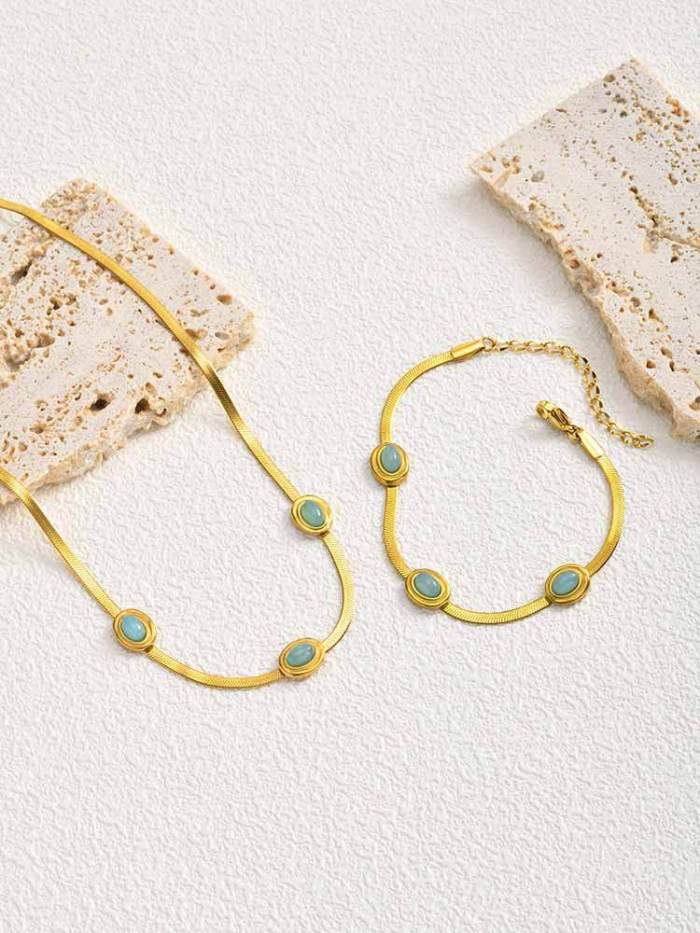 Wholesale Stainless Steel Turquoise Necklaces