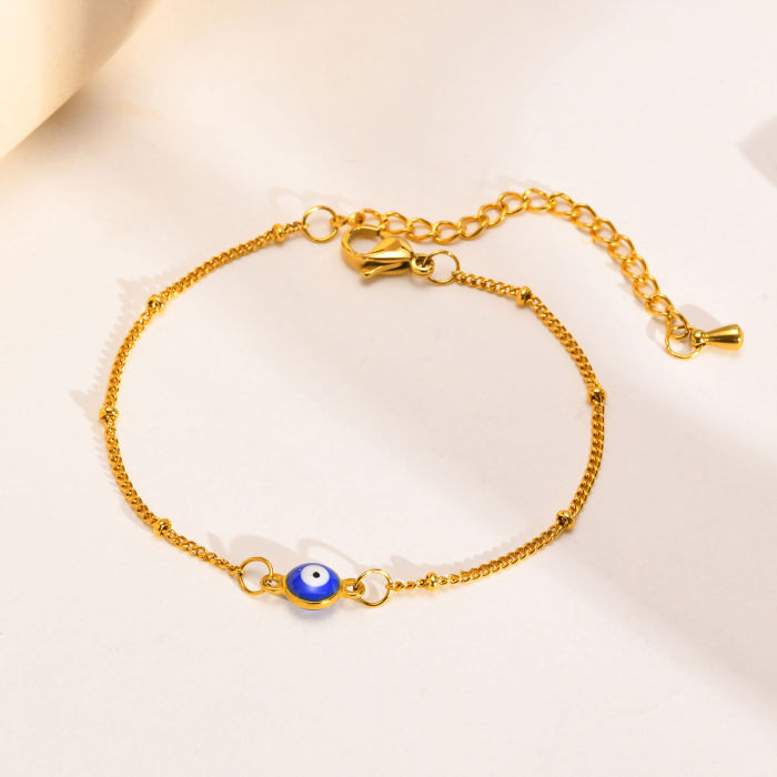 Wholesale Stainless Steel Evil Eye Women's Bracelet