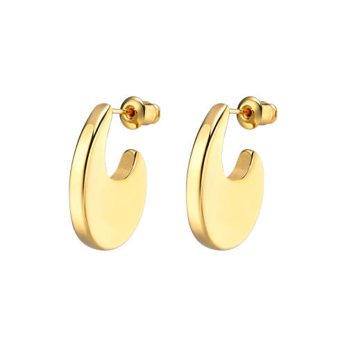 Wholesale Stainless Steel 18K Gold Plated Earring