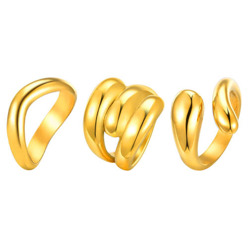 Wholesale Stainless Steel Fashion Women Irregular Rings