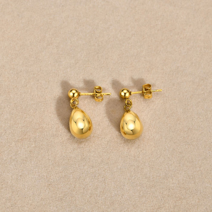 Wholesale Stainless Steel Teardrop Earrings