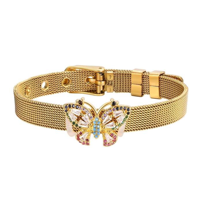 Wholesale Stainless Steel Charming Mesh Watch Belt Bracelet