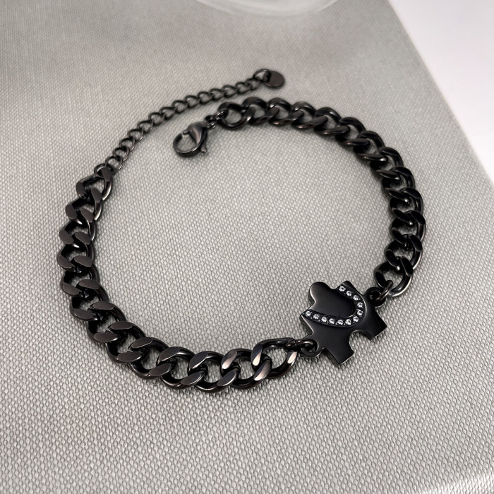 Wholesale Stainless Steel Love Puzzle Couple Bracelet Set