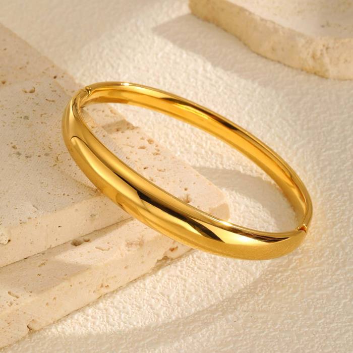 Wholesale Stainless Steel High-Polish Bangle