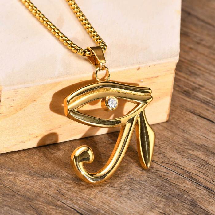 Wholesale Stainless Steel Eye of Horus Pendant