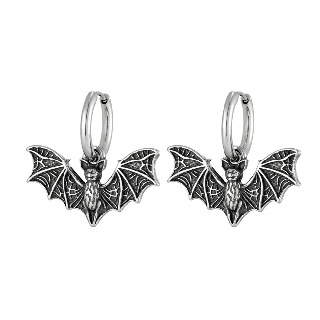 Wholesale Stainless Steel Gothic Vampire Earrings