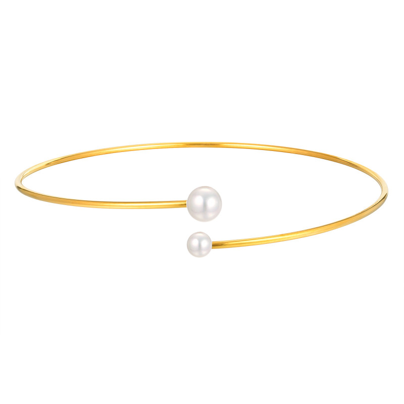 Wholesale Stainless Steel Wire Pearl Collar