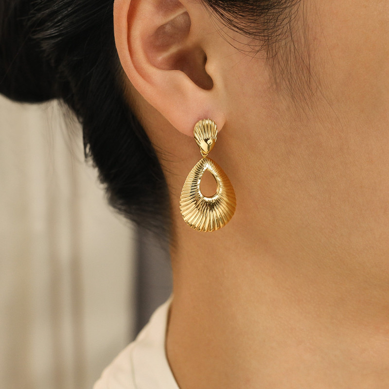 Wholesale Stainless Steel Niche Fashion Earrings