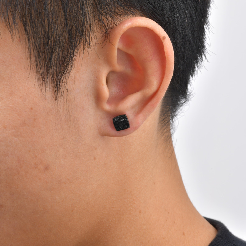 Wholesale Stainless Steel Square Stud Earrings