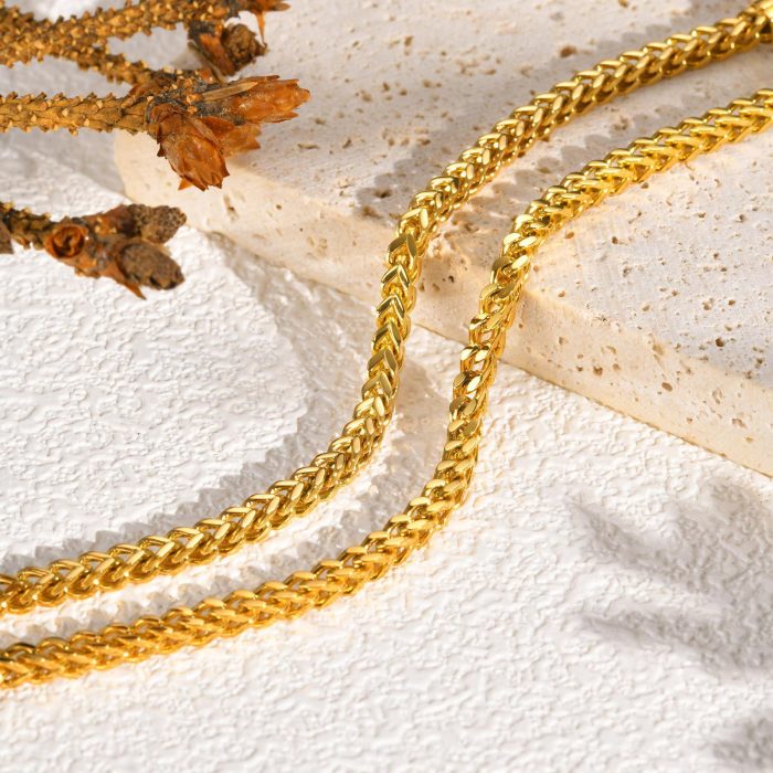 Wholesale Stainless Steel Women Foxtail Chain Bracelet