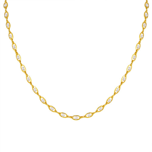 Wholesale Copper Imitation Pearl Necklace