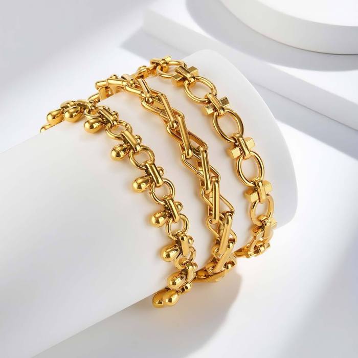 Wholesale Stainless Steel Handmade Chain Bracelets