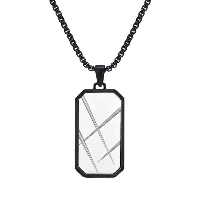 Wholesale Stainless Steel Geometric Chocolate Pendant