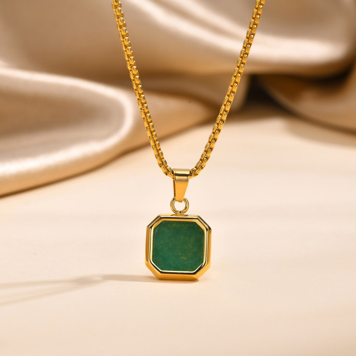 Wholesale Stainless Steel Pendant with Stone