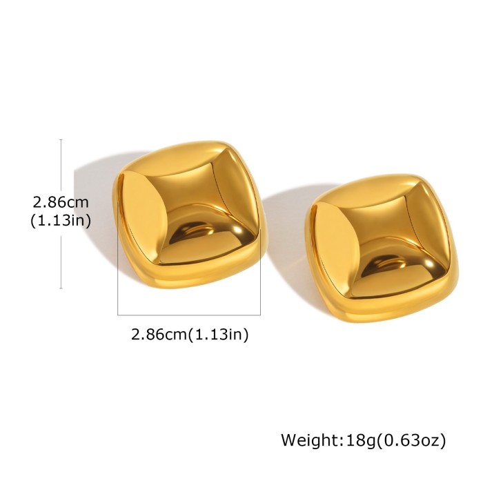 Wholesale Stainless Steel Fashion Simple Earrings