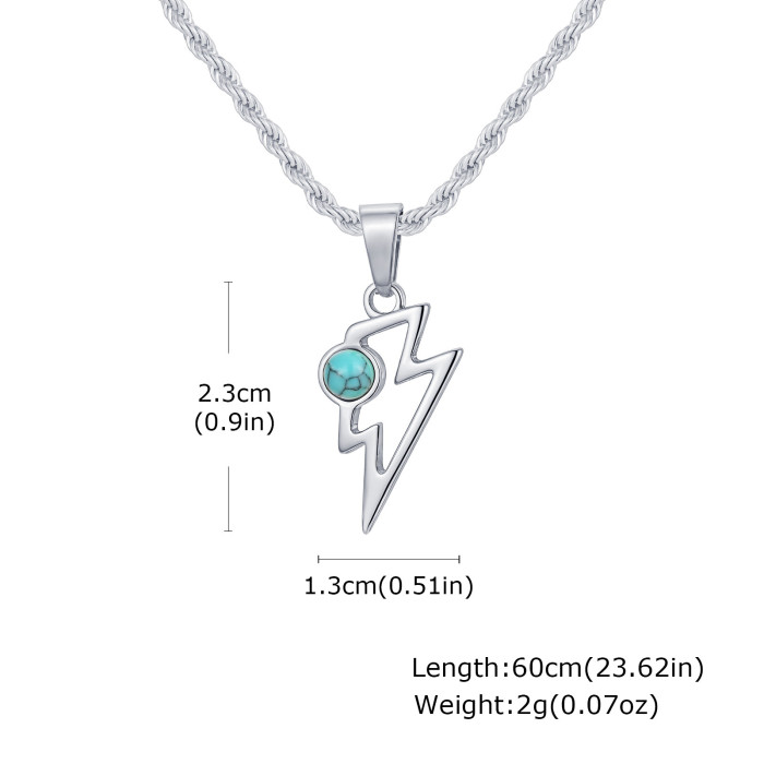 Wholesale Stainless Steel Lightning Pendant