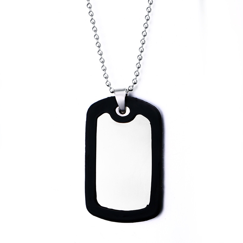 Wholesale Stainless Steel Dog Tag Necklace for Men