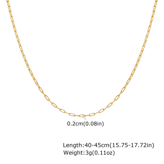 Wholesale Stainless Steel Handmade Chain Necklace