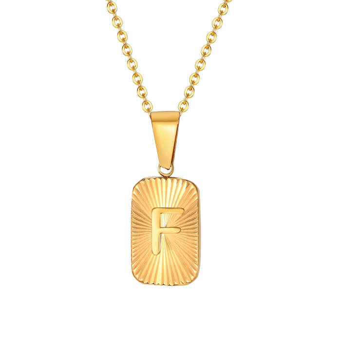 Wholesale Stainless Steel Alphabet Pendant