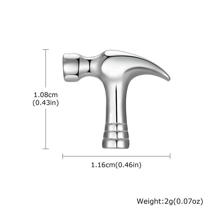 Wholesale Stainless Steel Hammer Earrings