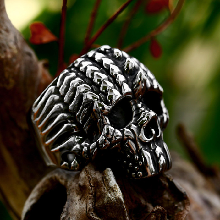 Wholesale Stainless Steel Men Skull Rings