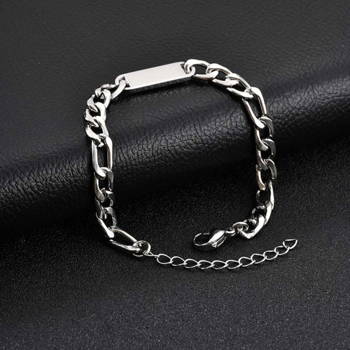 Wholesale Stainless Steel Blank Engravable Bracelet
