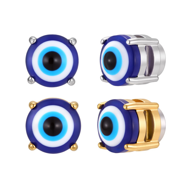 Wholesale Stainless Steel Evil Eye Magnetic Earrings
