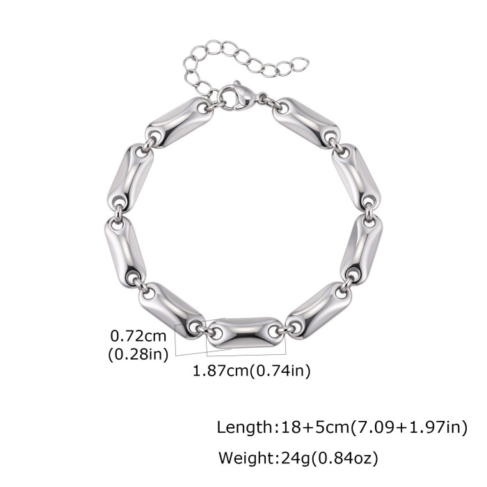 Wholesale Stainless Steel Link Bracelet