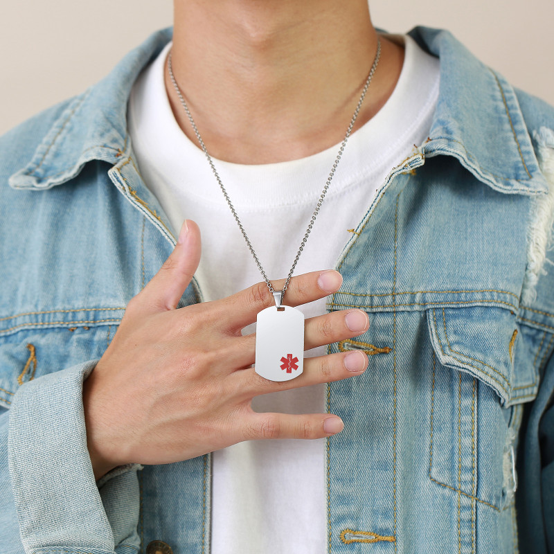 Wholesale Stainless Steel Medical Alert Dog Tag