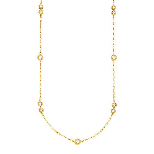 Wholesale Stainless Steel Stacked Long Sweater Chain