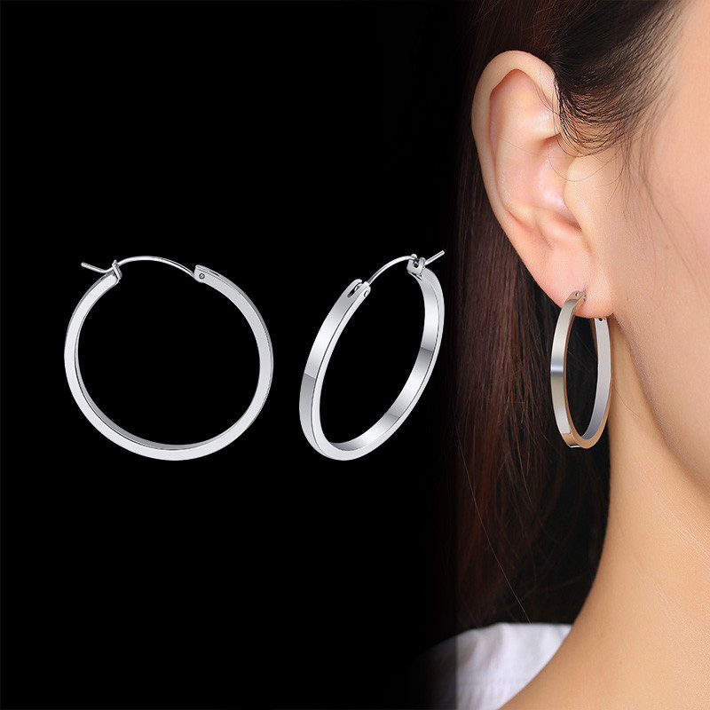 Wholesale  Stainless Steel Hoop Eearring Charms