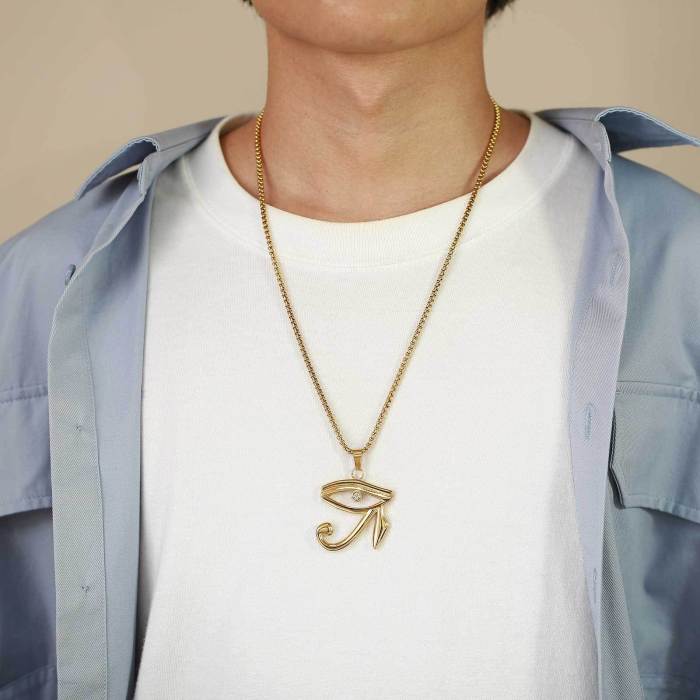 Wholesale Stainless Steel Eye of Horus Pendant