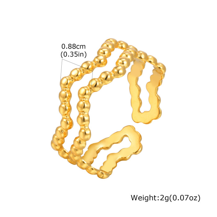 Wholesale Stainless Steel Women's Niche Rings
