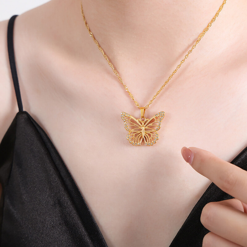 Wholesale Stainless Steel Stack Necklace