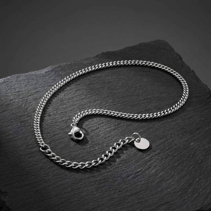 Wholesale Stainless Steel Cuban Link Bracelet