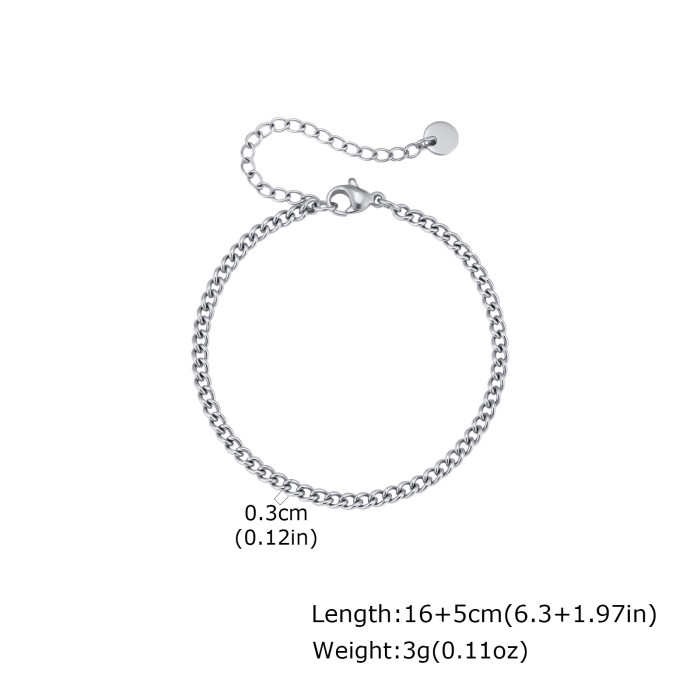 Wholesale Stainless Steel Clean Fit Bracelet