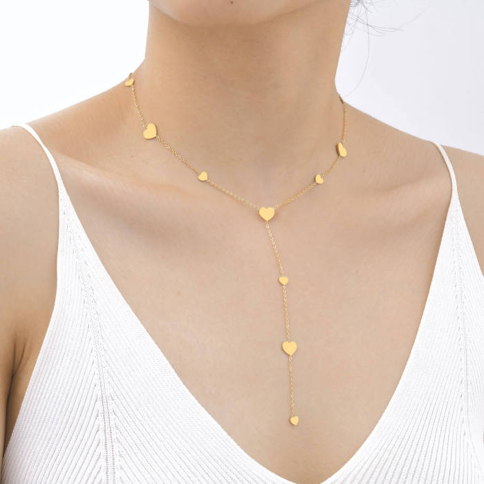 Wholesale Stainless Steel Long Fashion Necklace