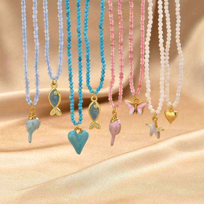 Wholesale Natural Gemstone Beaded Choke