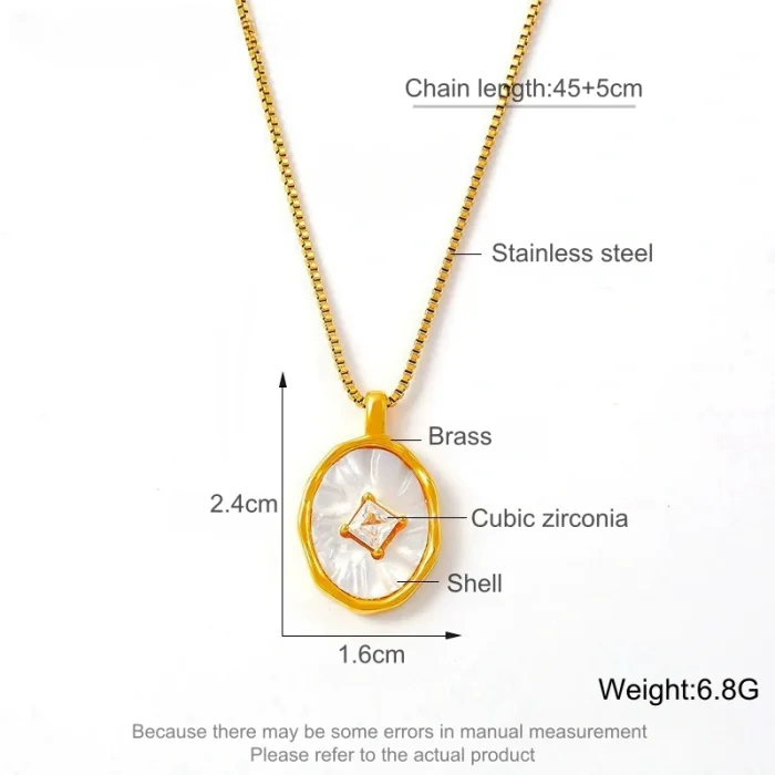 Wholesale Stainless Steel Necklace with Copper Pendant
