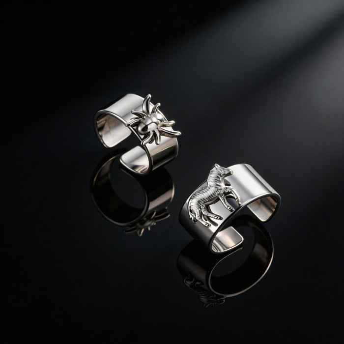 Wholesale Stainless Steel Animal Wrap Ring