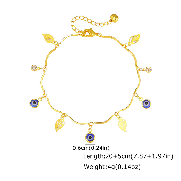 Wholesale Brass Evil Eye & Butterfly Foot Jewelry