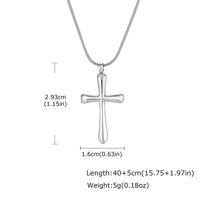 Wholesale Stainless Steel Minimalist Cross Pendant