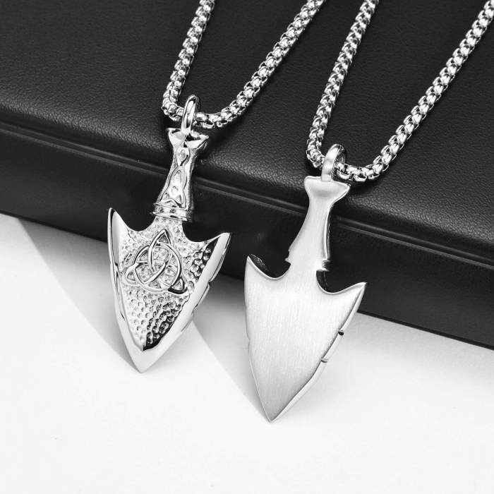Wholesale Stainless Steel Celtic Arrow Pendant