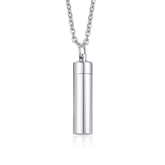 Wholesale Stainless Steel Minimalist Bar Urn Pendant
