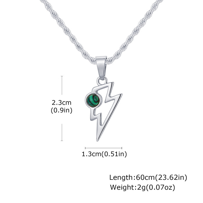 Wholesale Stainless Steel Lightning Pendant